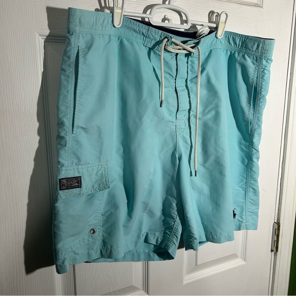 Polo Ralph Lauren Aqua swim trunks Board Shorts size XL - Picture 2 of 15